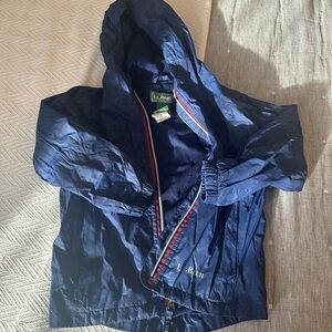 L.L. Bean Kids Navy Raincoat